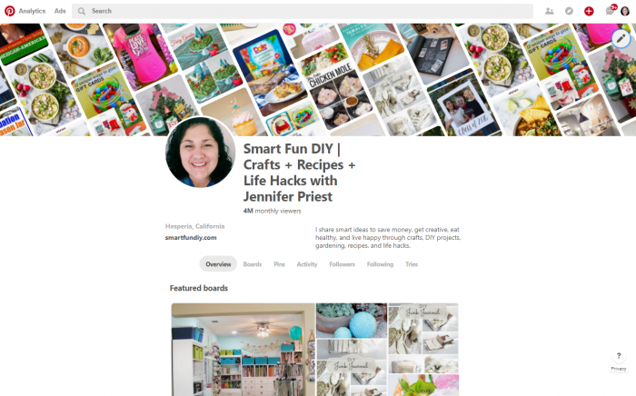 create pinterest business account